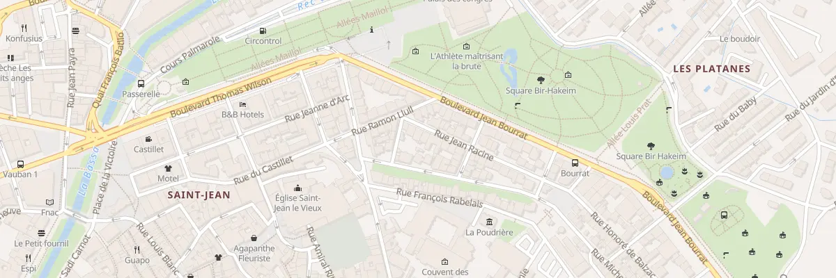 Plan du 4 Rue Jean Racine à Perpignan