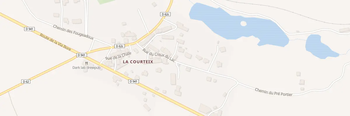 Plan du 7 Rue du Creux du Lac - Courteix à Saint-Ours