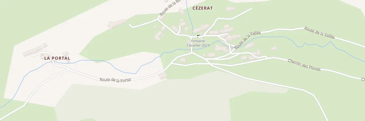 Plan du 5042 Cezerat à Vernols