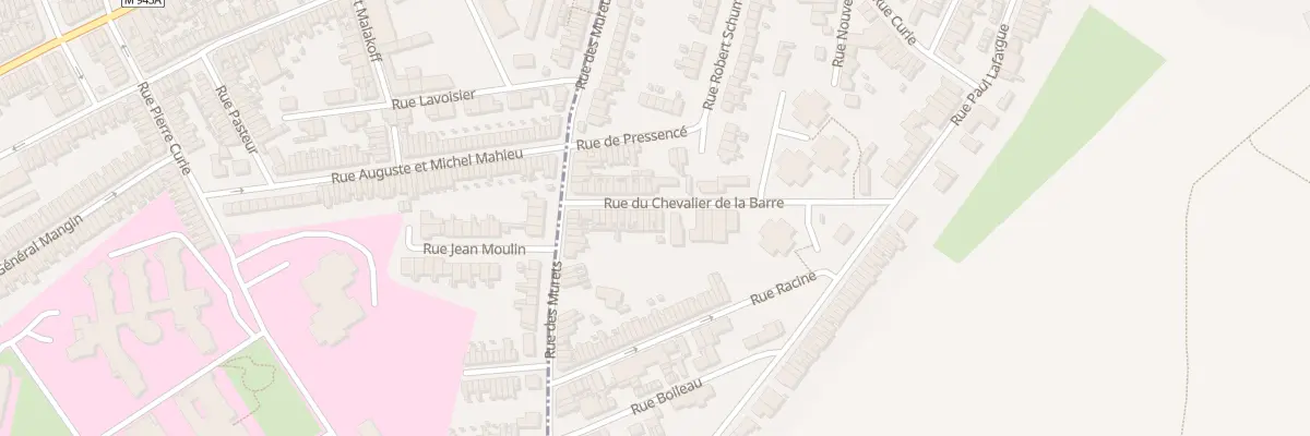 Plan du 22 Rue Chevalier de la Barre à Houplines