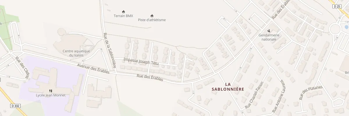 Plan du 4 Imp Louis Michon à Crépy-en-Valois