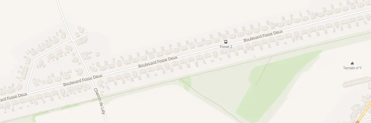 Plan du 334 Bd Fosse Deux à Rouvroy