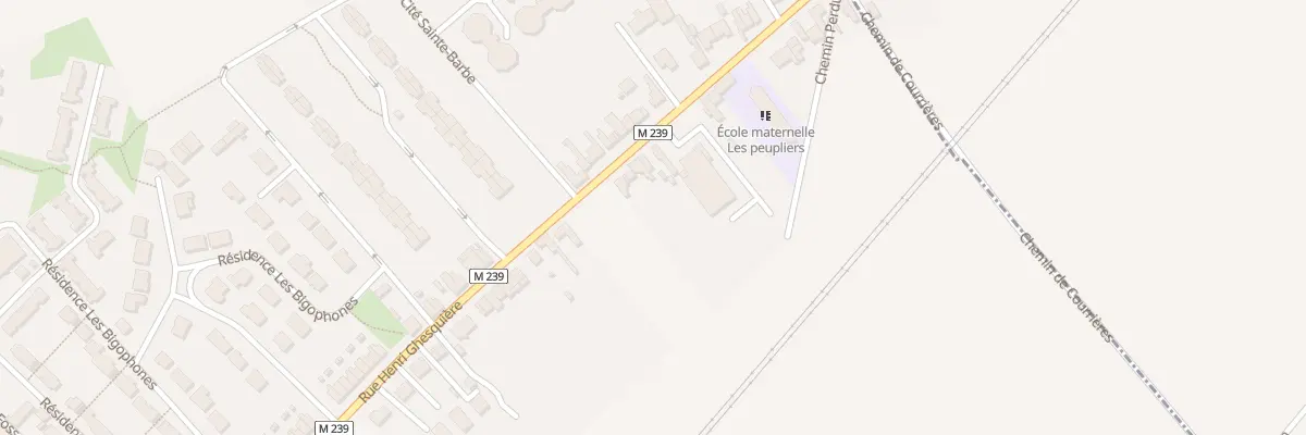 Plan du 44 Rue Ghesquieres à Bauvin