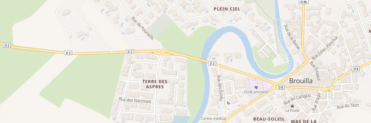 Plan du 9E Rue des Millepertuis à Brouilla