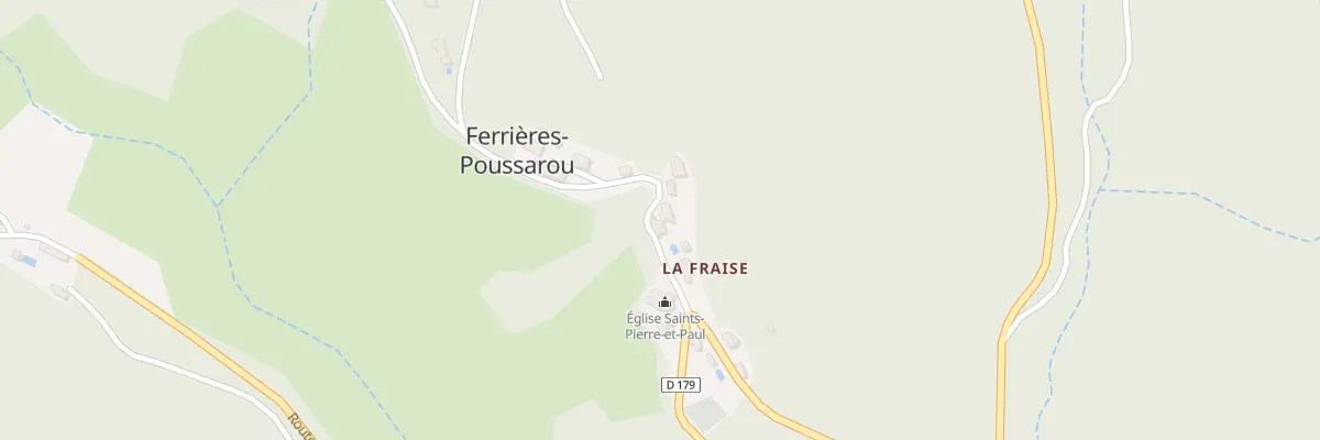 Plan du 5071 Hameau de la Fraise à Ferrières-Poussarou