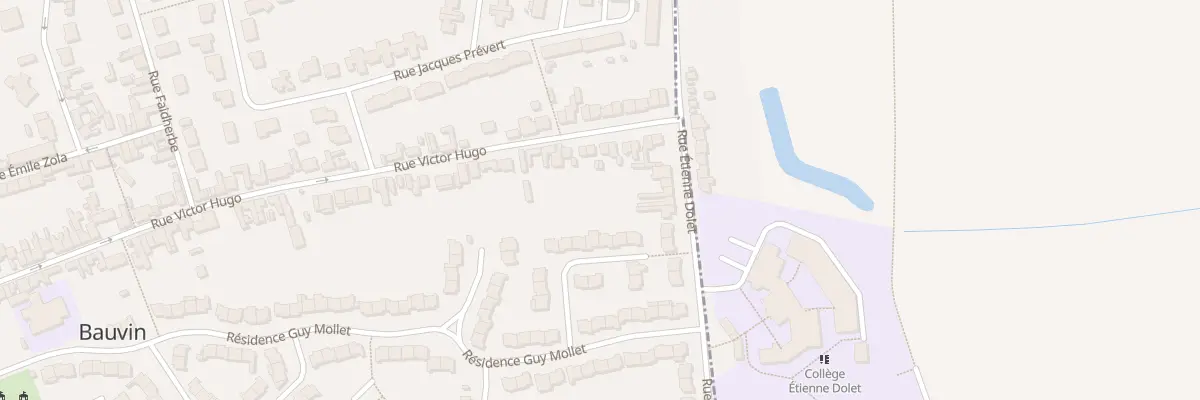 Plan du 84 Rue Victor Hugo à Bauvin