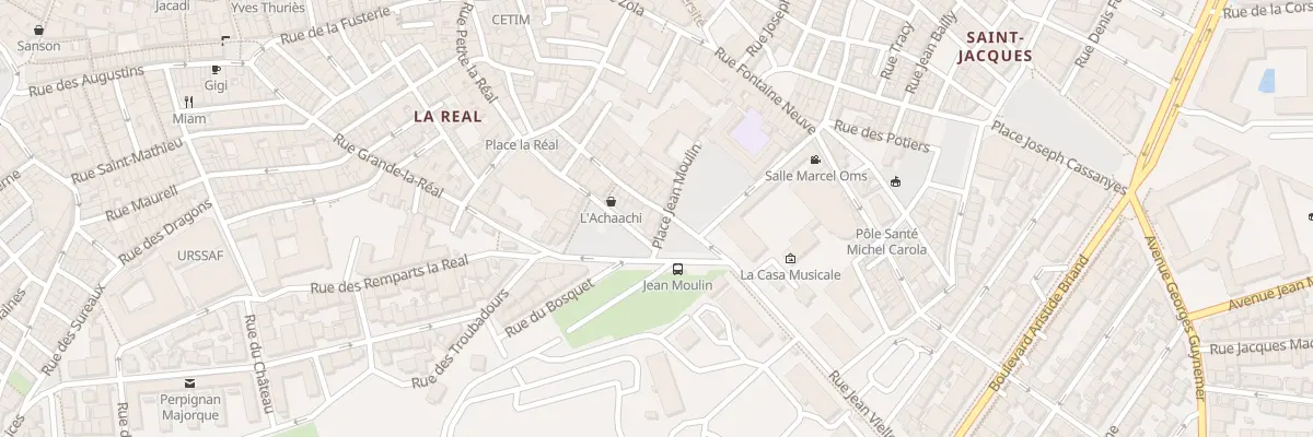 Plan du 24 Rue des Amandiers à Perpignan