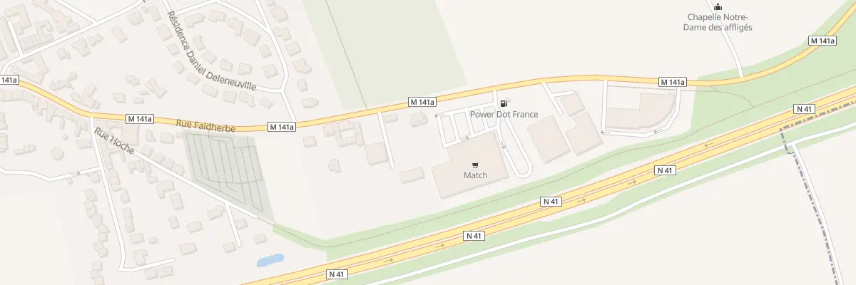 Plan du 1890 Rue Faidherbe à Fournes-en-Weppes