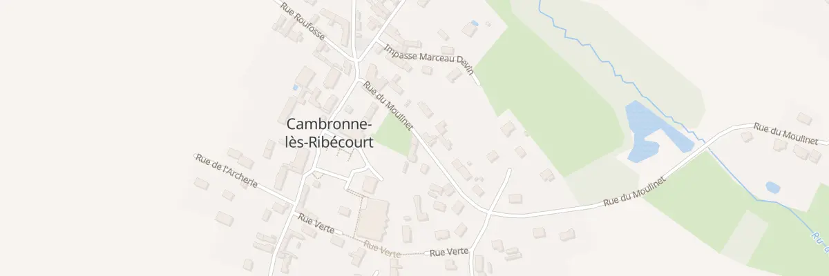 Plan du 92 Rue du Moulinet à Cambronne-lès-Ribécourt