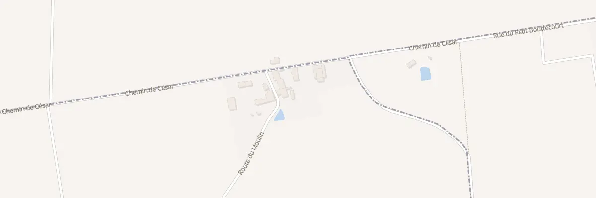 Plan du 2 Rte du Moulin à Chevry-sous-le-Bignon