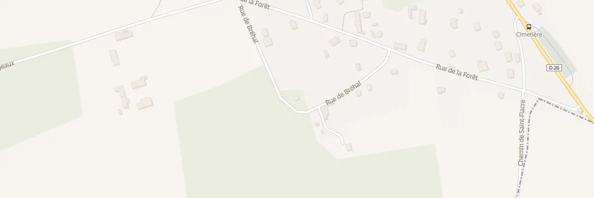 Plan du 6B Rue de Bréhal à Tigeaux
