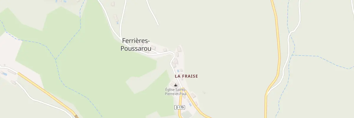 Plan du 5359 Hameau de la Fraise à Ferrières-Poussarou