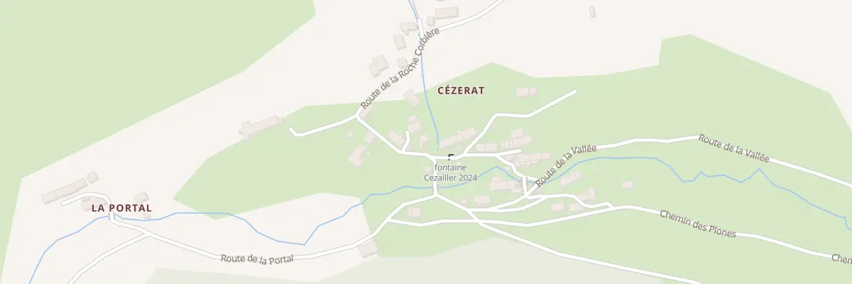 Plan du 5043 Cezerat à Vernols