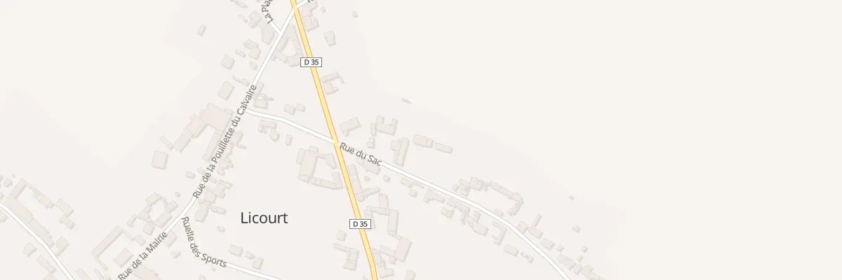 Plan du 7 Rue du Sac à Licourt