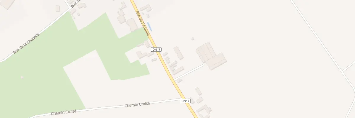 Plan du 33 Rue de Péronne au Transloy