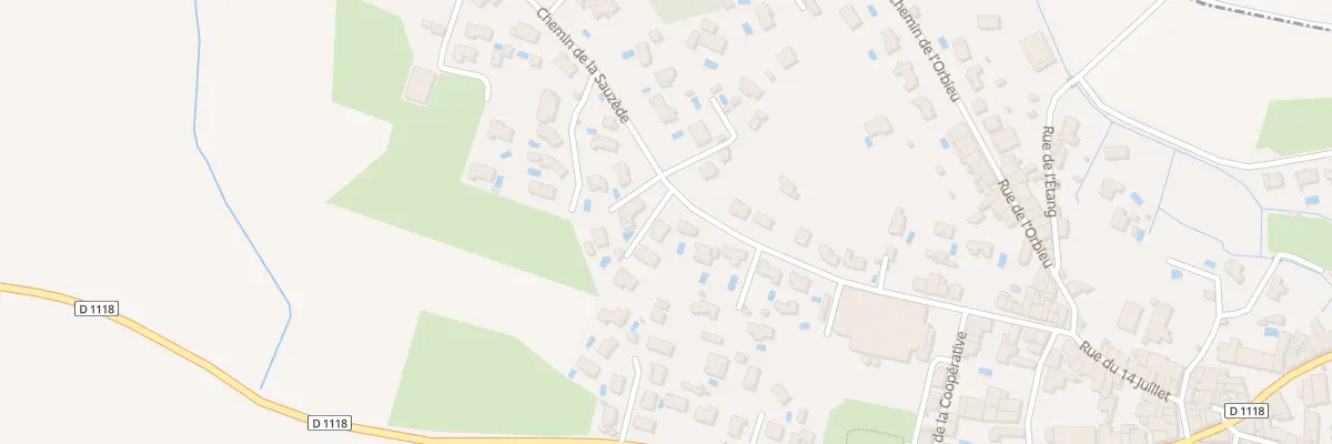 Plan du 17 Che de la Sauzede à Névian