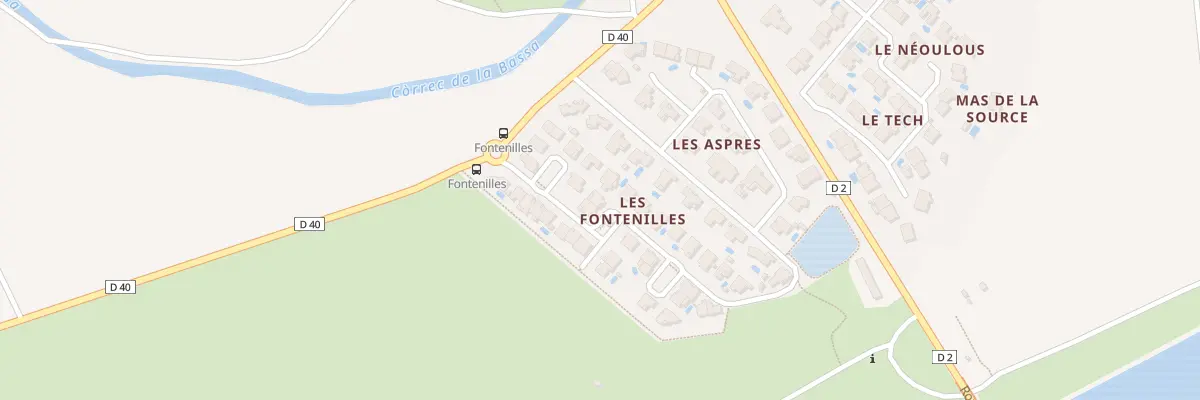 Plan du 3 Rue des Fontenilles à Brouilla
