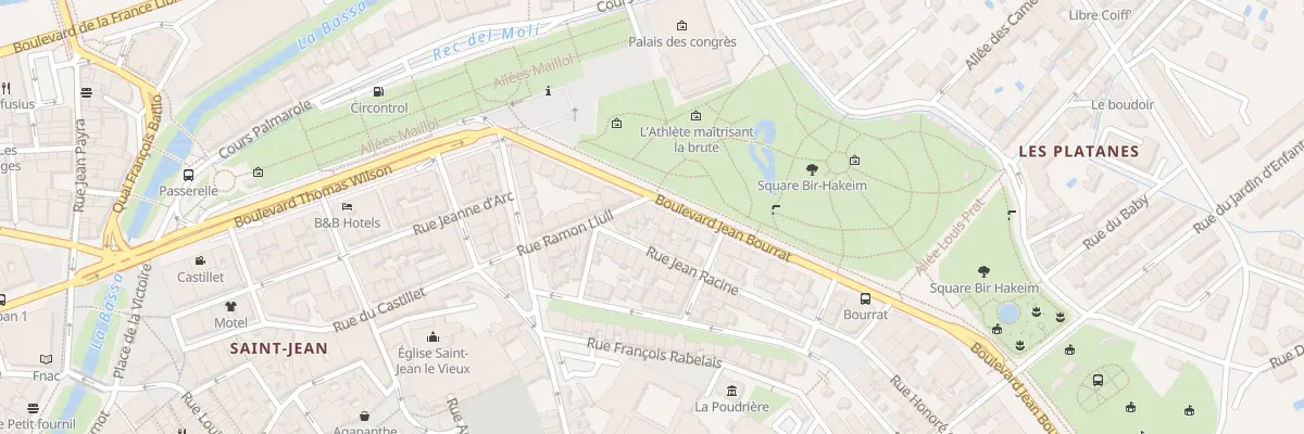 Plan du 18 Rue Ramon Lull à Perpignan