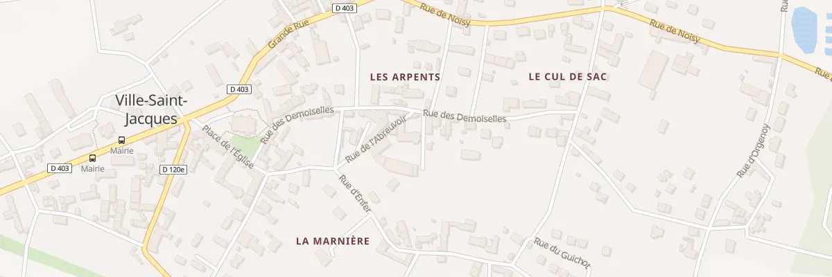 Plan du 16B Rue des Demoiselles à Ville-Saint-Jacques