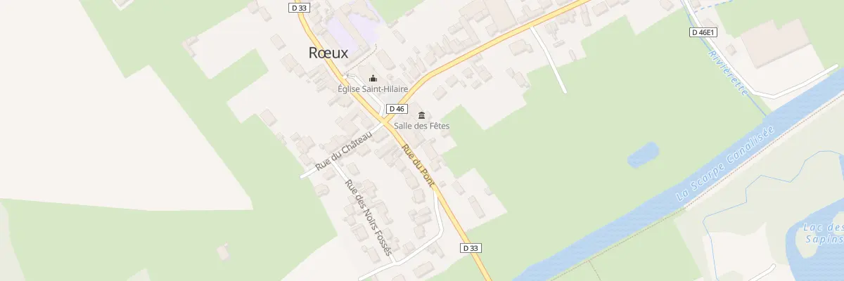 Plan du 2 Rue du Pont à Rœux