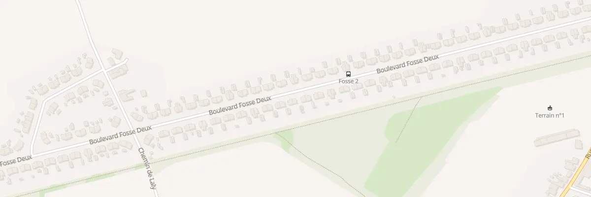 Plan du 330 Bd Fosse Deux à Rouvroy