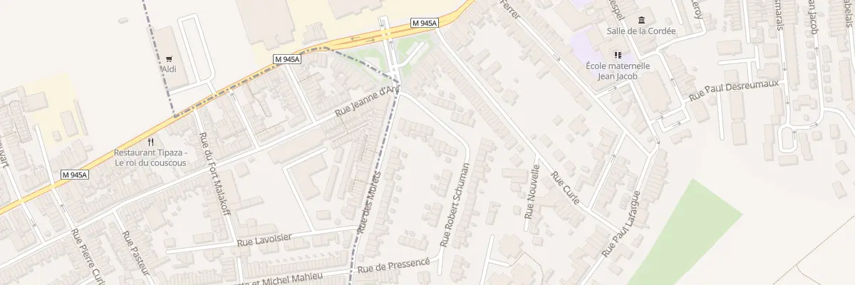 Plan du 12 Rue Robert Schuman à Houplines