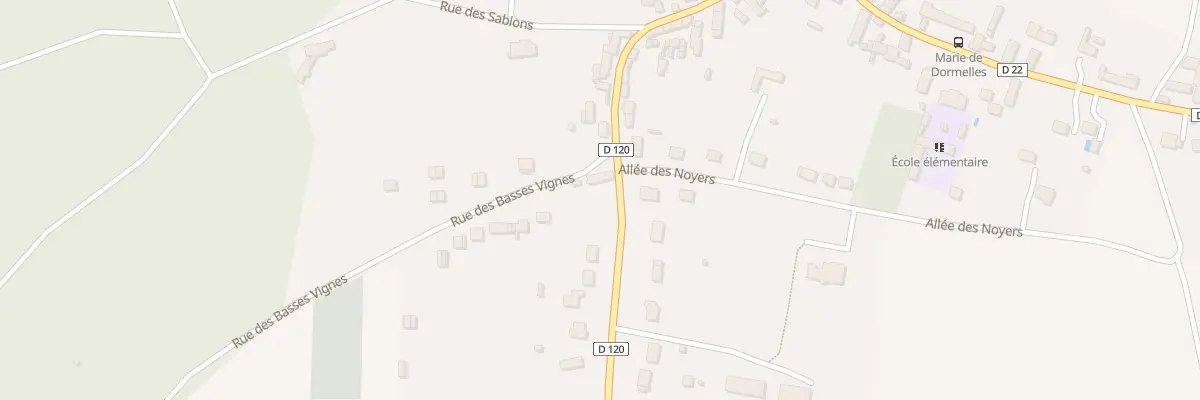 Plan du 1 Rue des Vignes Basses à Dormelles