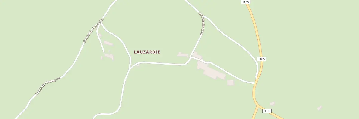 Plan du 2 Lauzardie Bas à Lieutadès