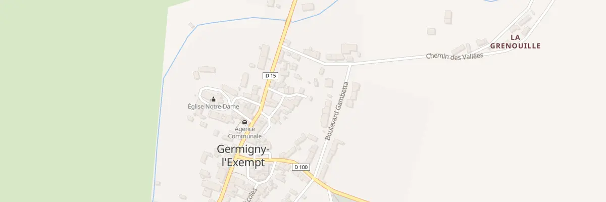 Plan du 9063 Rue de la Citadelle à Germigny-l’Exempt