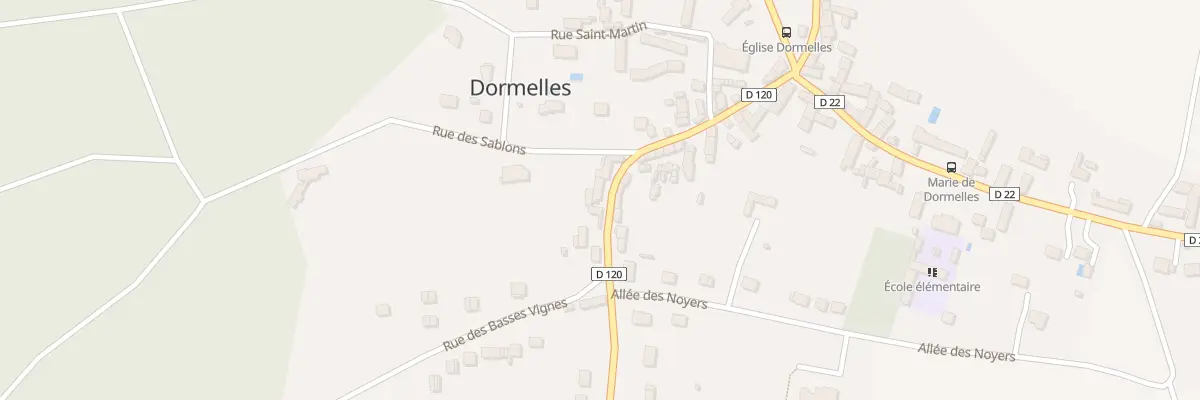 Plan du 10 Rte de Villemarechal à Dormelles