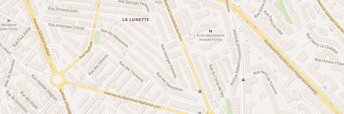 Plan du 7 Rue Lunette du Ruisseau à Perpignan
