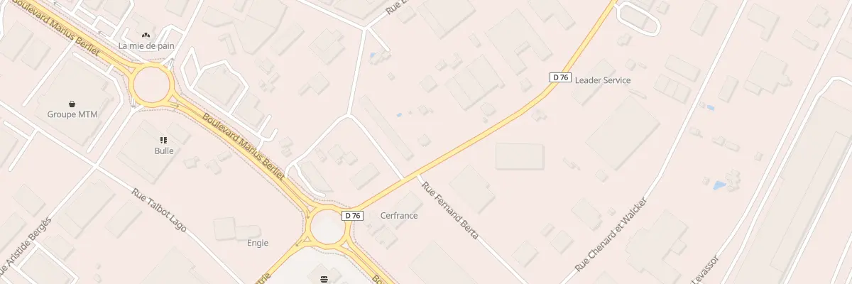 Plan du 697 Av de l’Industrie à Perpignan