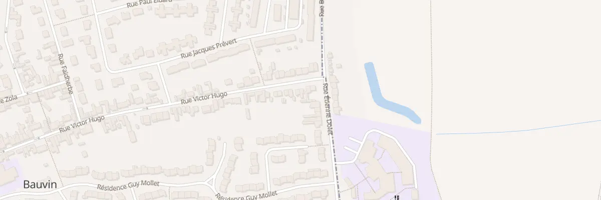 Plan du 90 Rue Victor Hugo à Bauvin