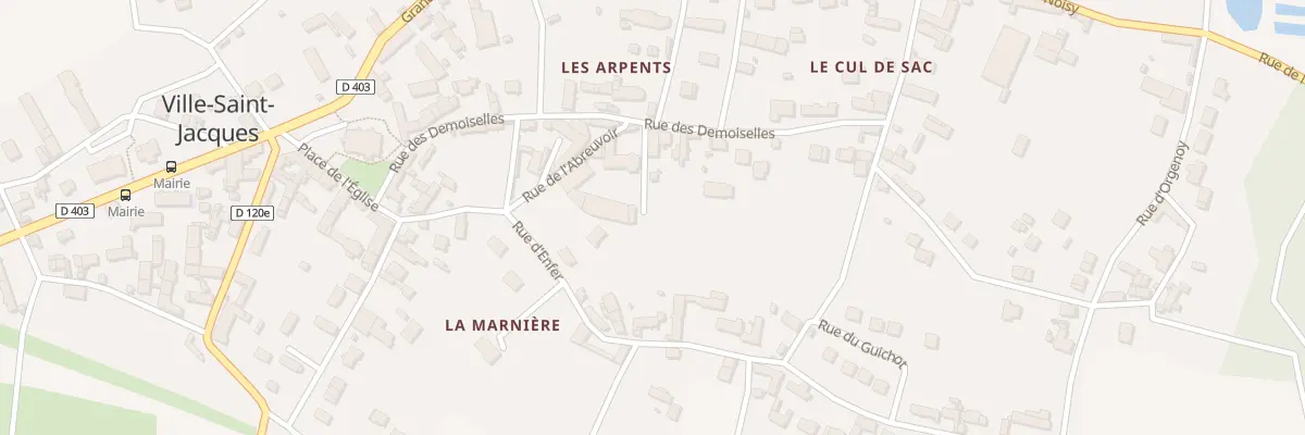 Plan du 16T Rue des Demoiselles à Ville-Saint-Jacques