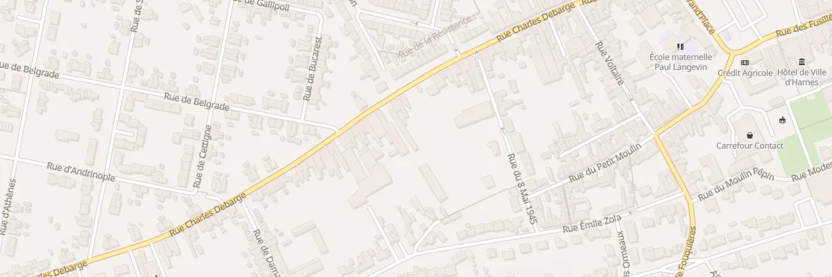Plan du 42B Rue Charles Debarge à Harnes