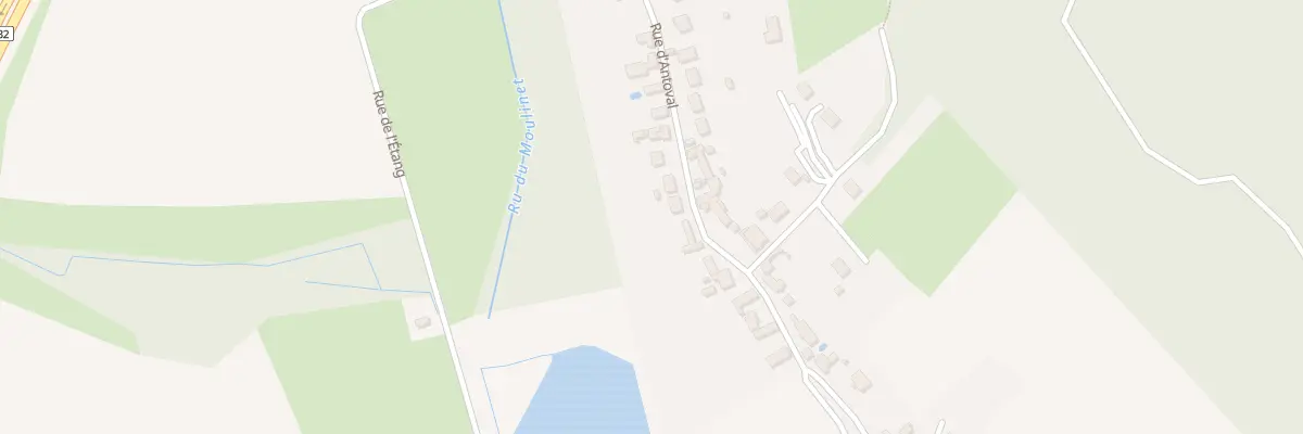 Plan du 705 Rue d’Antoval à Cambronne-lès-Ribécourt