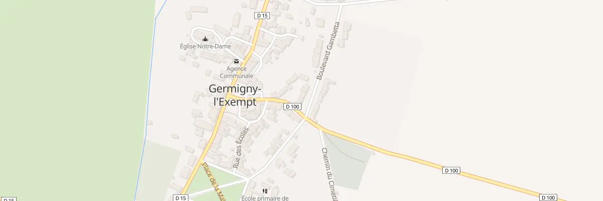 Plan du 120 Le Bourg à Germigny-l’Exempt