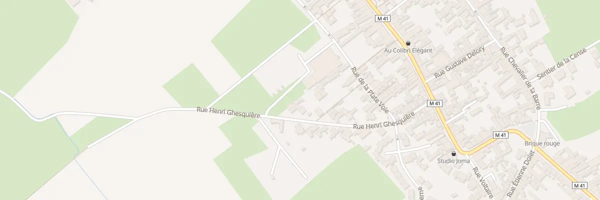 Plan du 43 Rue Henri Ghesquière à Sainghin-en-Weppes