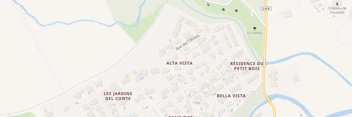 Plan du 17 Rue des Oliviers à Brouilla