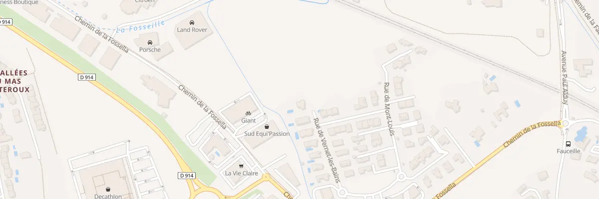 Plan du 21 Rue de Vernet-les-Bains à Perpignan