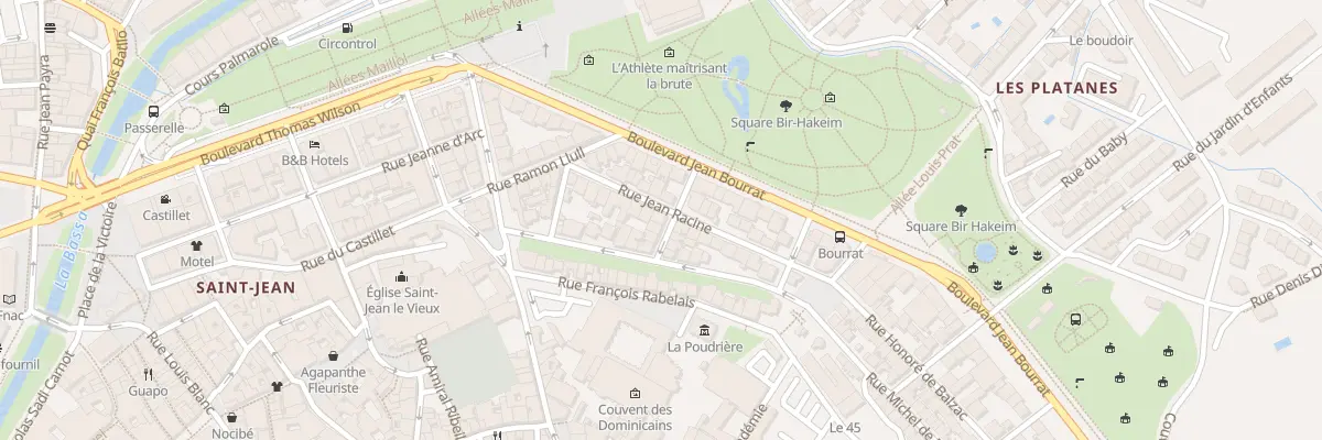 Plan du 14 Rue Jean Racine à Perpignan