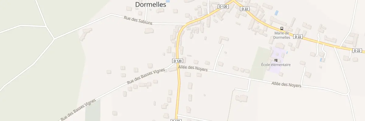 Plan du 19 Rte de Villemarechal à Dormelles