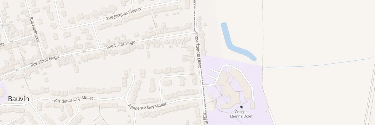 Plan du 54 Rue Étienne Dolet à Bauvin