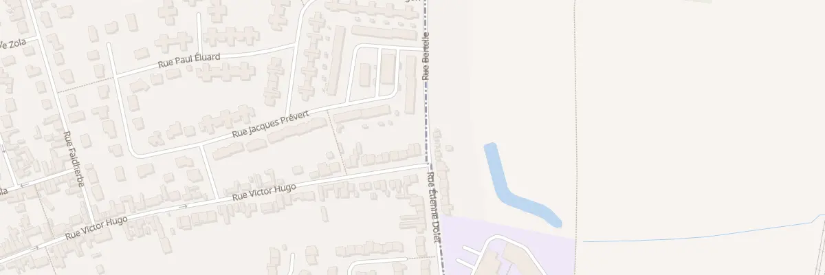 Plan du 93 Rue Victor Hugo à Bauvin