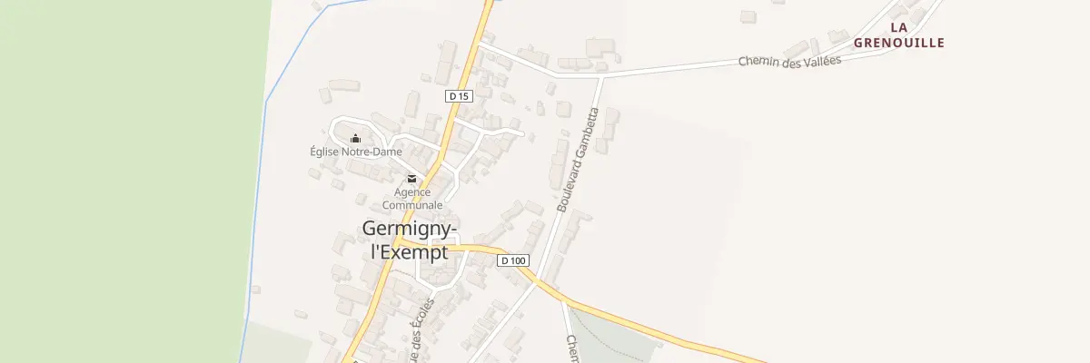 Plan du 89 Le Bourg à Germigny-l’Exempt