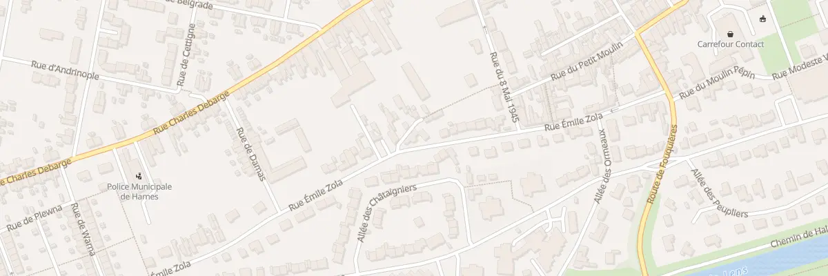 Plan du 55B Rue Emile Zola à Harnes