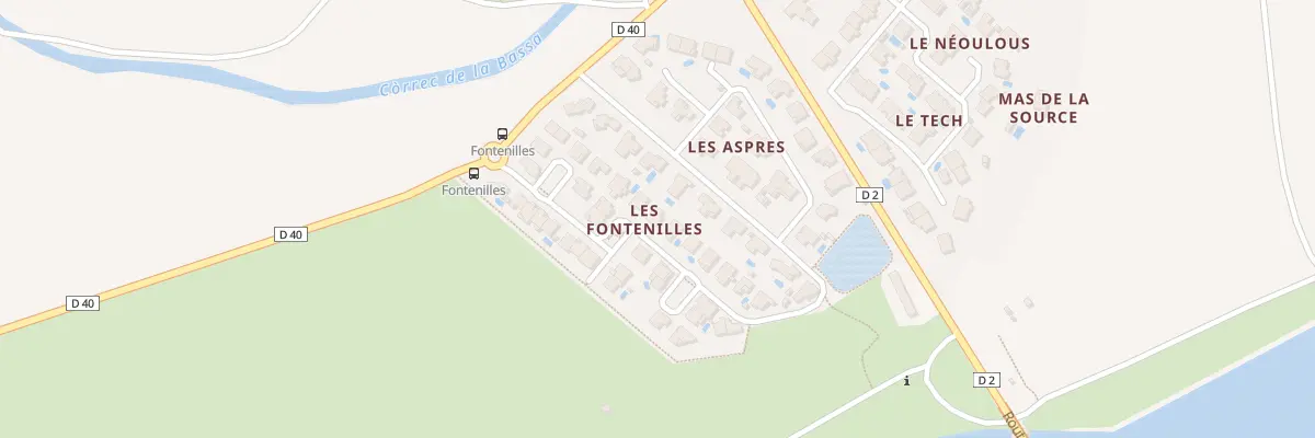 Plan du 9 Rue des Fontenilles à Brouilla