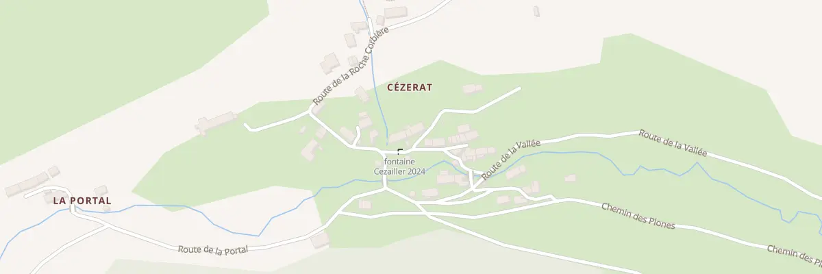 Plan du 5064 Cezerat à Vernols