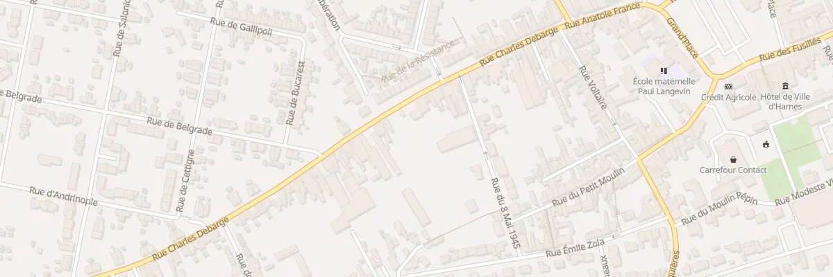 Plan du 40 Rue Charles Debarge à Harnes