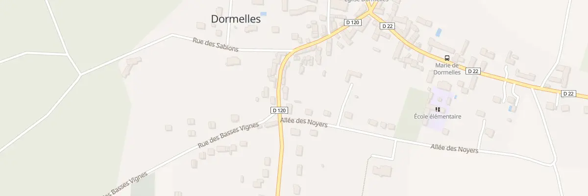 Plan du 17T Rte de Villemarechal à Dormelles